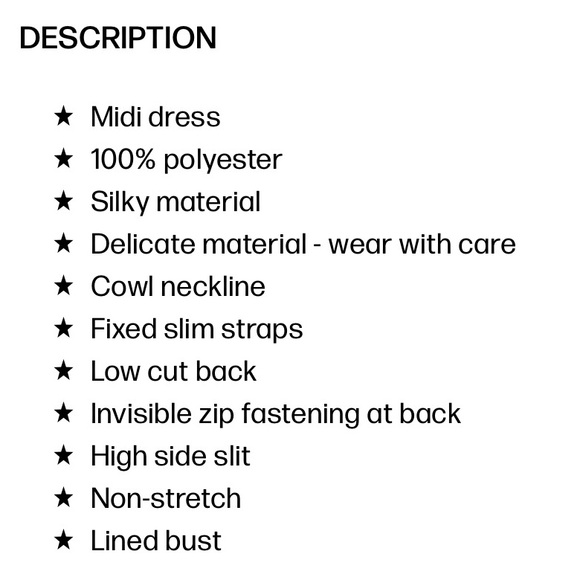 Lioness blue midi dress (princess poly) walk the line - Picture 10 of 10